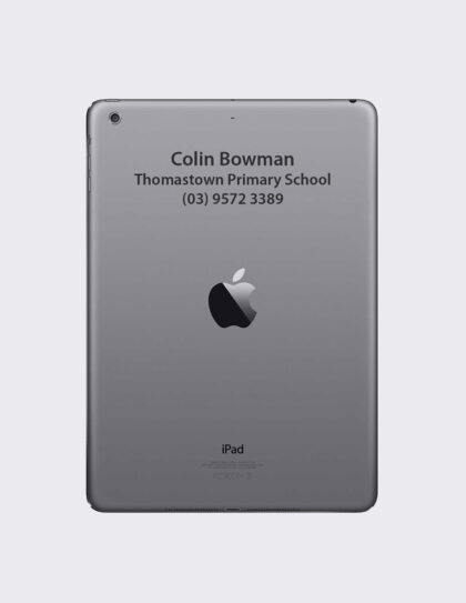 Customised Laser Engraving - iPad