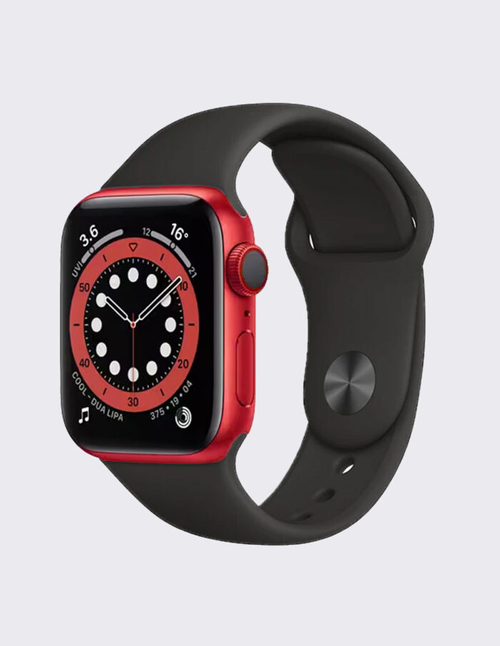 Watch Series 6 44MM (PRODUCT)RED with black sports band